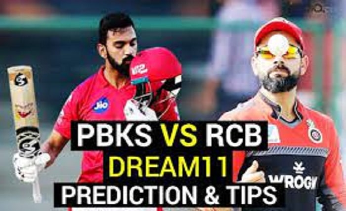 rcb vs pbks dream 11 prediction