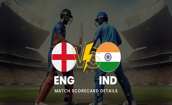 India National Cricket Team vs England Cricket Team Match Scorecard