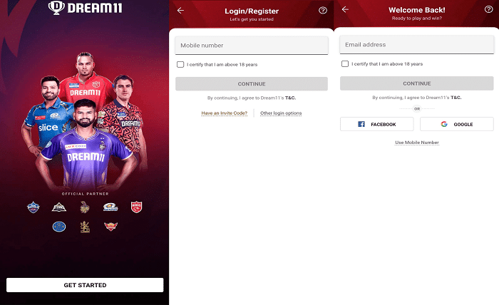 dream11.com login