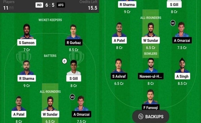 today dream 11 prediction team