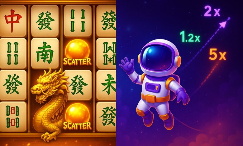 Mahjong Slot and Spaceman Pragmatic